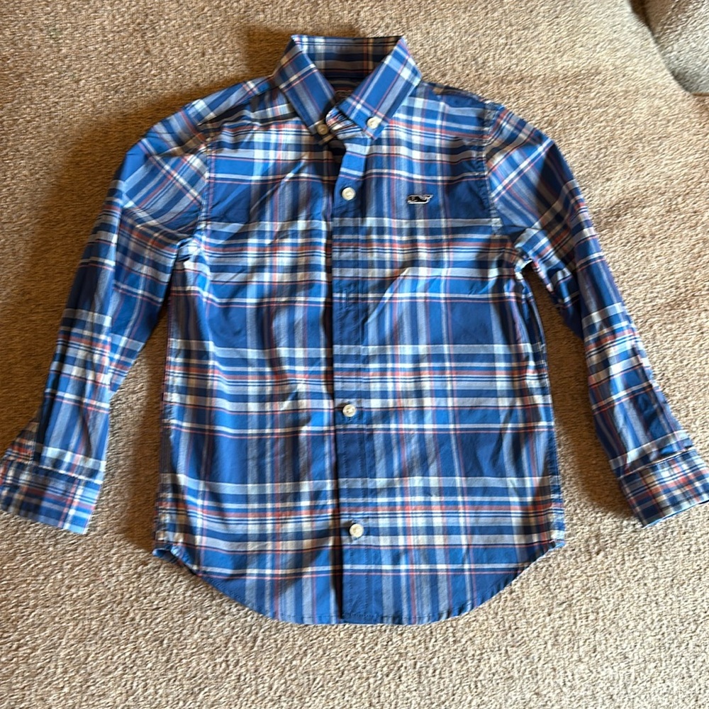 Brand new vineyard vines 4t button down performance shirt